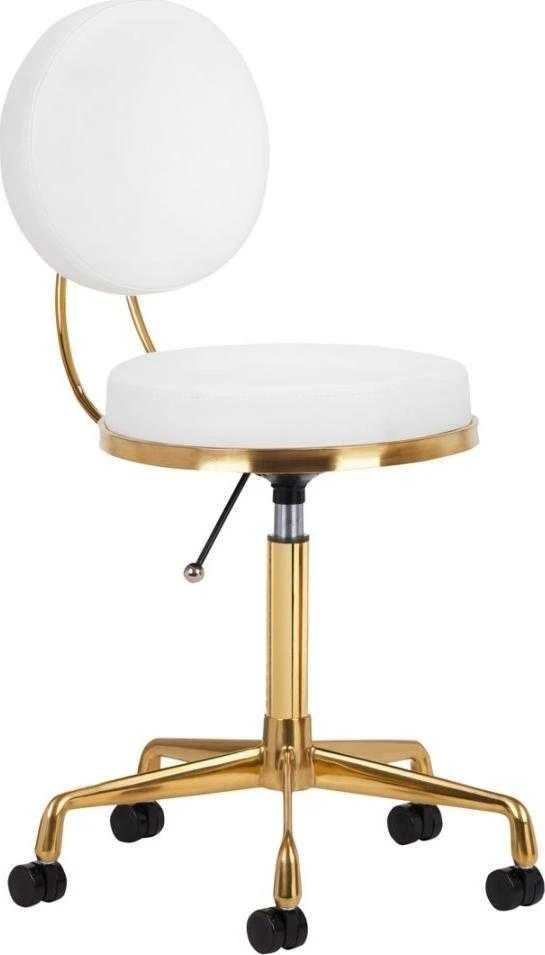 Activeshop Kosmetologinė meistro kėdutė COSMETIC CHAIR ELITE Baltas