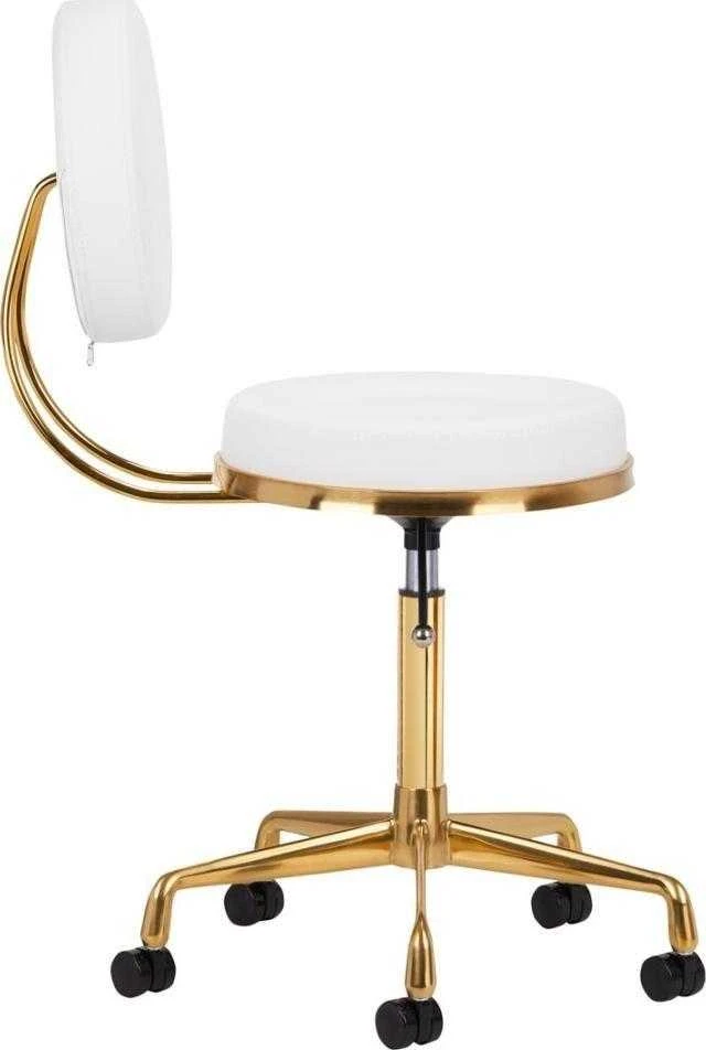 Activeshop Kosmetologinė meistro kėdutė COSMETIC CHAIR ELITE Baltas