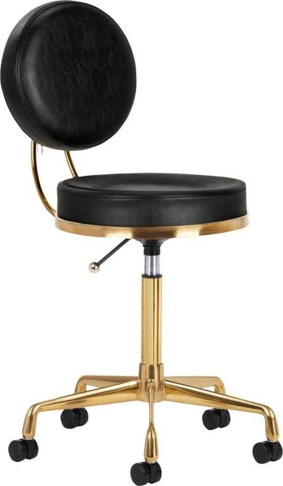 Activeshop Kosmetologinė meistro kėdutė COSMETIC CHAIR ELITE Juodas