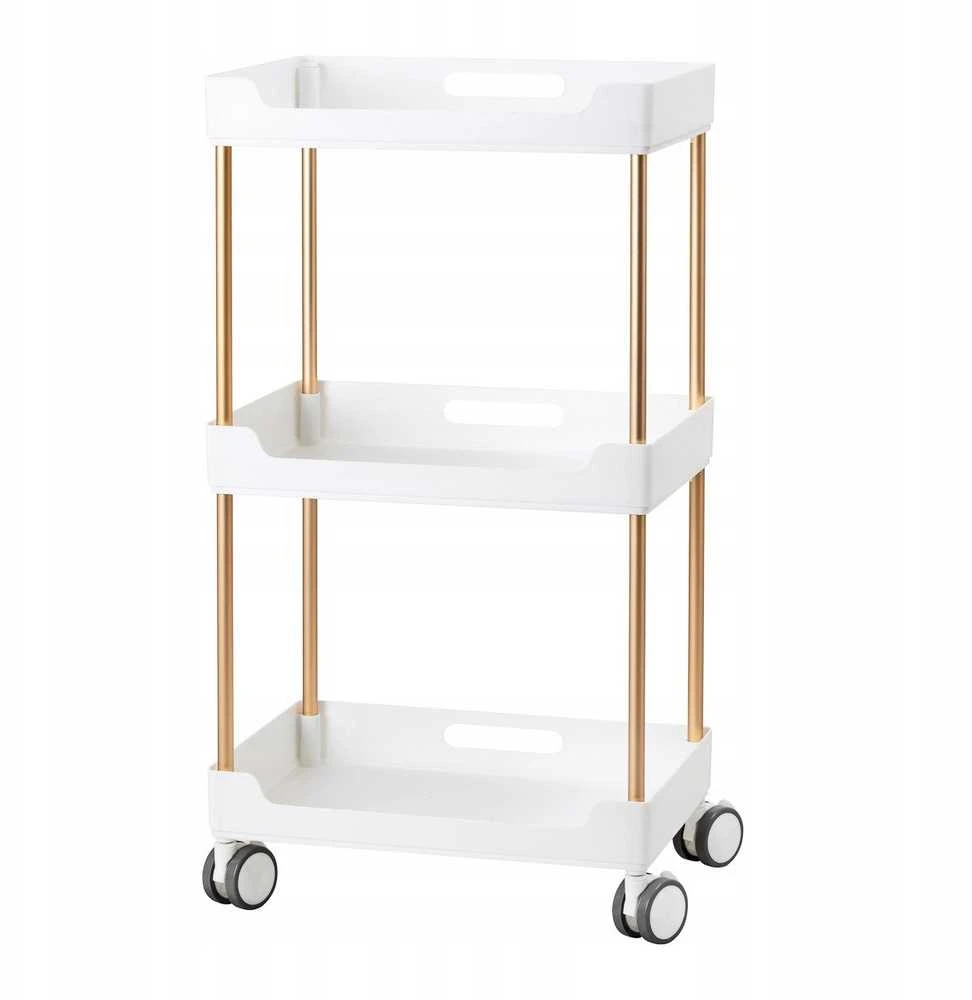 Activeshop Kosmetologinis vežimėlis 127 Baltas