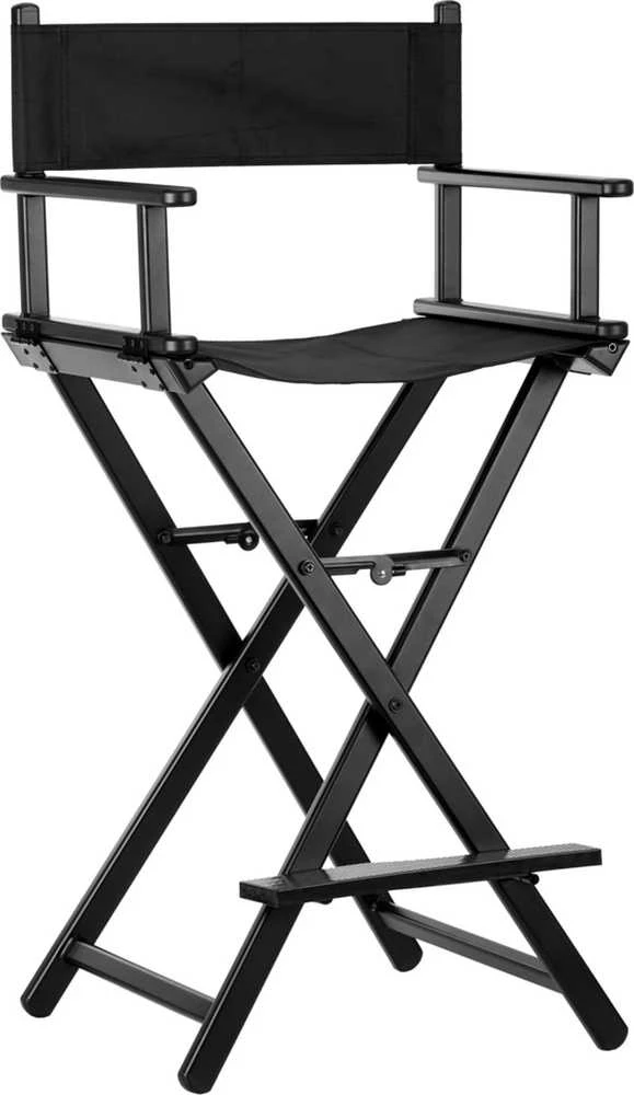 Activeshop Makiažo kėdė MAKE-UP CHAIR ALU Juodas