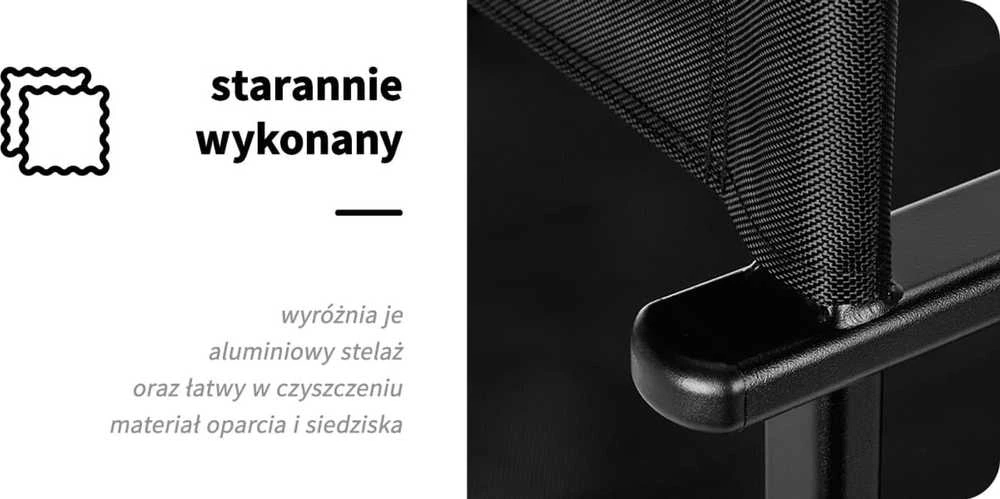 Activeshop Makiažo kėdė MAKE-UP CHAIR ALU Juodas