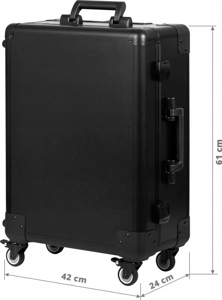 Activeshop Profesionalus kosmetikos lagaminas T-27 Juodas