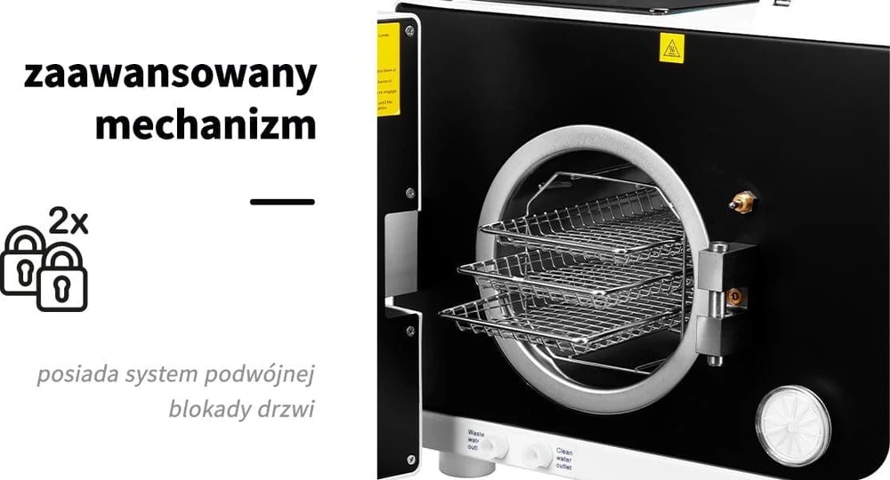 Activeshop Medicininis autoklavas Lafomed Standard Line LFSS12AA LED 12 l, B klasė, su spausdintuvu