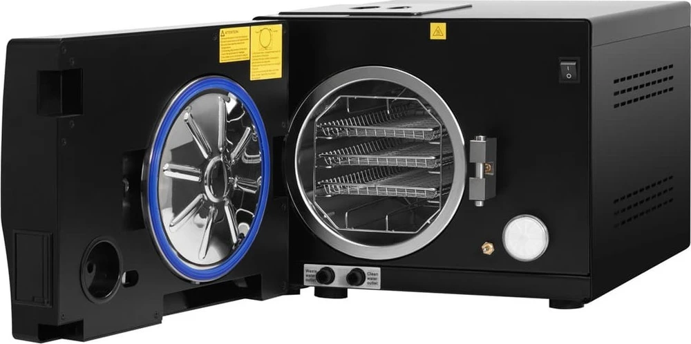 Activeshop Medicininis autoklavas Lafomed Standard Line LFSS12AA LED 12 l, B klasė, su spausdintuvu juodas