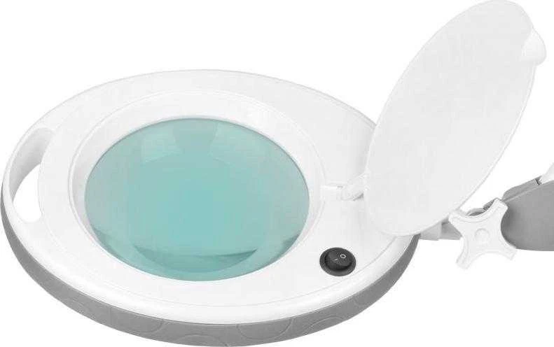 Activeshop Kosmetologinė LED lempa su lupa ELEGANTE 60LED 5D 8W Baltas