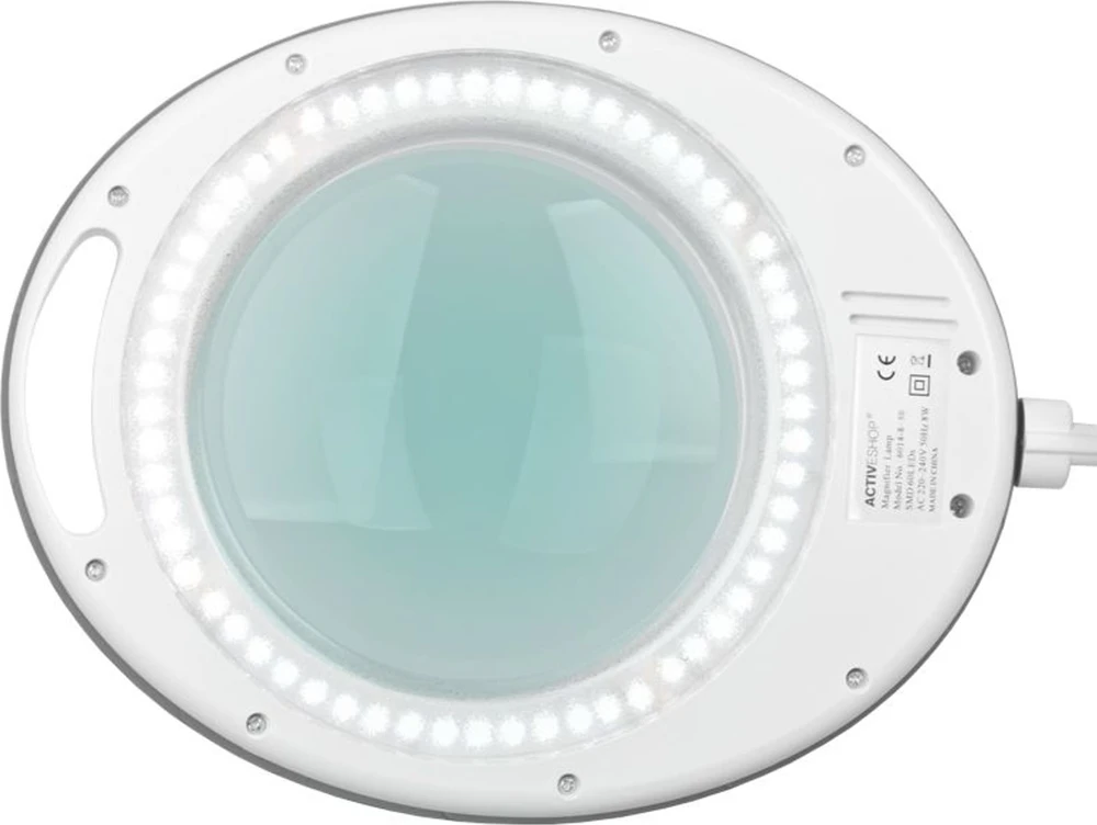 Activeshop Kosmetologinė LED lempa su lupa ir stovu ELEGANTE 60LED 5D 8W