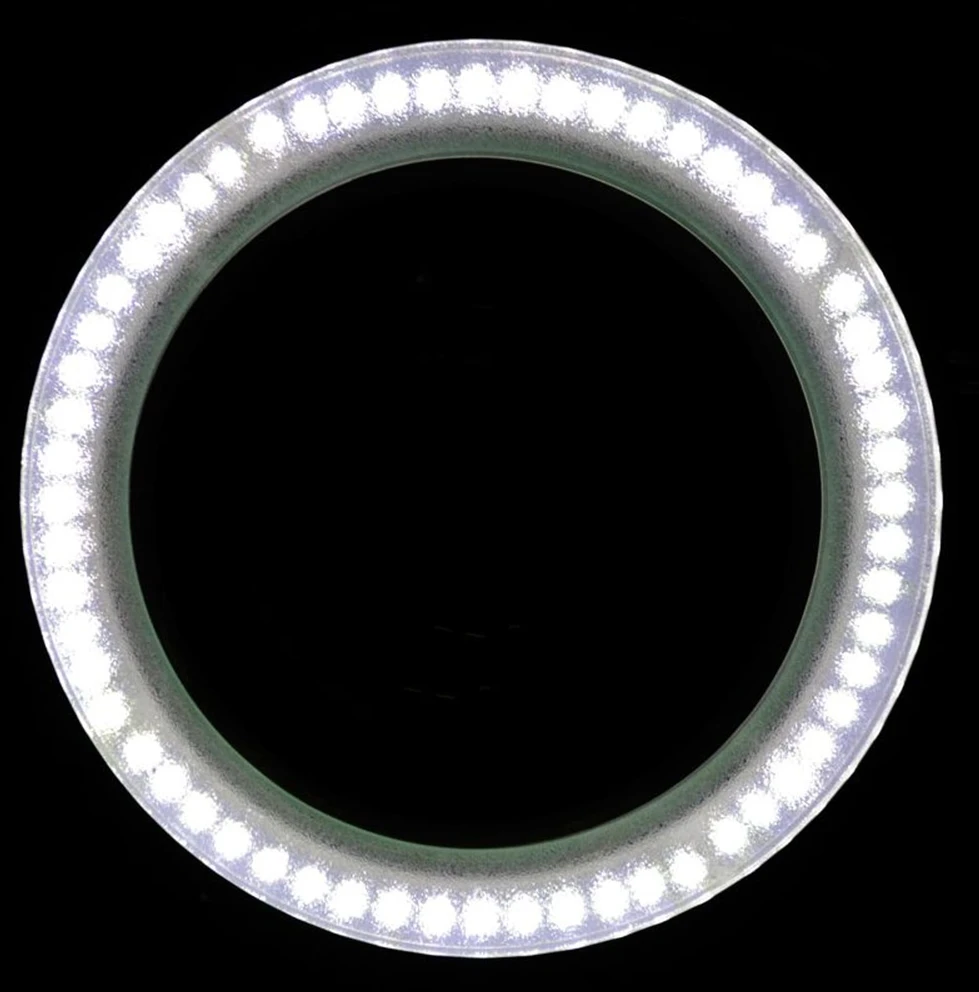 Activeshop Kosmetologinė LED lempa su lupa ir stovu ELEGANTE 60LED 5D 8W