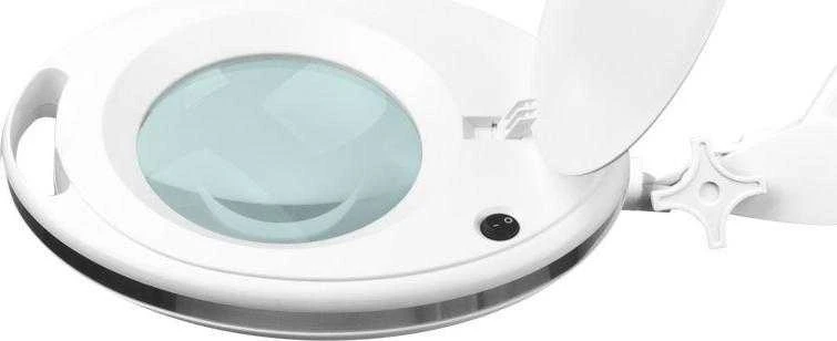 Activeshop Kosmetologinė LED lempa su lupa 5D 10W Baltas