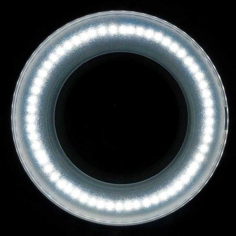 Activeshop Kosmetologinė LED lempa su lupa 5D 10W Baltas