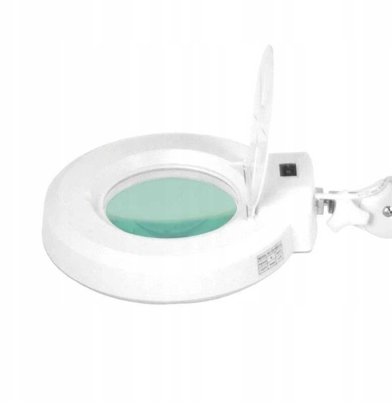 Activeshop Kosmetologinė LED lempa su lupa 5D 12W Baltas (tvirtinama prie stalo)