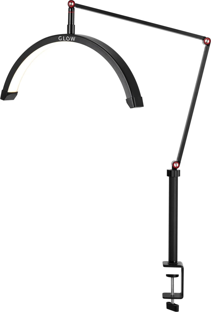 Activeshop Kosmetologinė stalinė LED lempa Glow MX3 Juodas