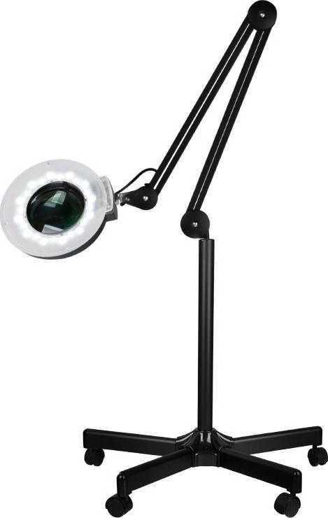 Activeshop Kosmetologinė LED lempa su lupa ir stovu 12W Juodas