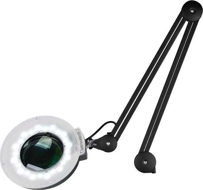 Activeshop Kosmetologinė LED lempa su lupa ir stovu 12W Juodas
