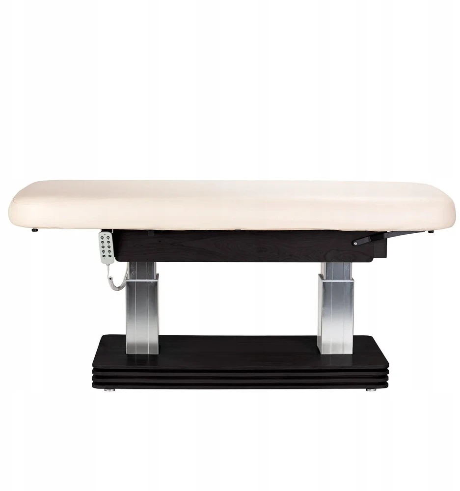 Activeshop Kosmetologinis SPA gultas Sillon Comfort cream and juodas