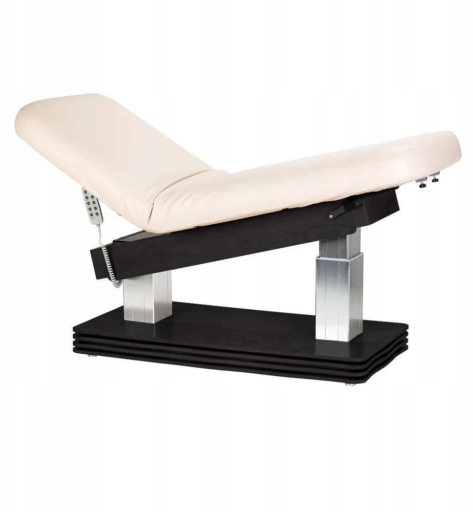 Activeshop Kosmetologinis SPA gultas Sillon Comfort cream and juodas