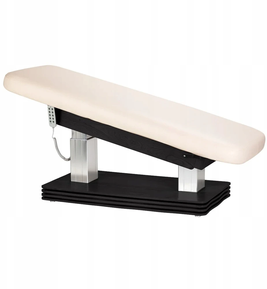 Activeshop Kosmetologinis SPA gultas Sillon Comfort cream and juodas