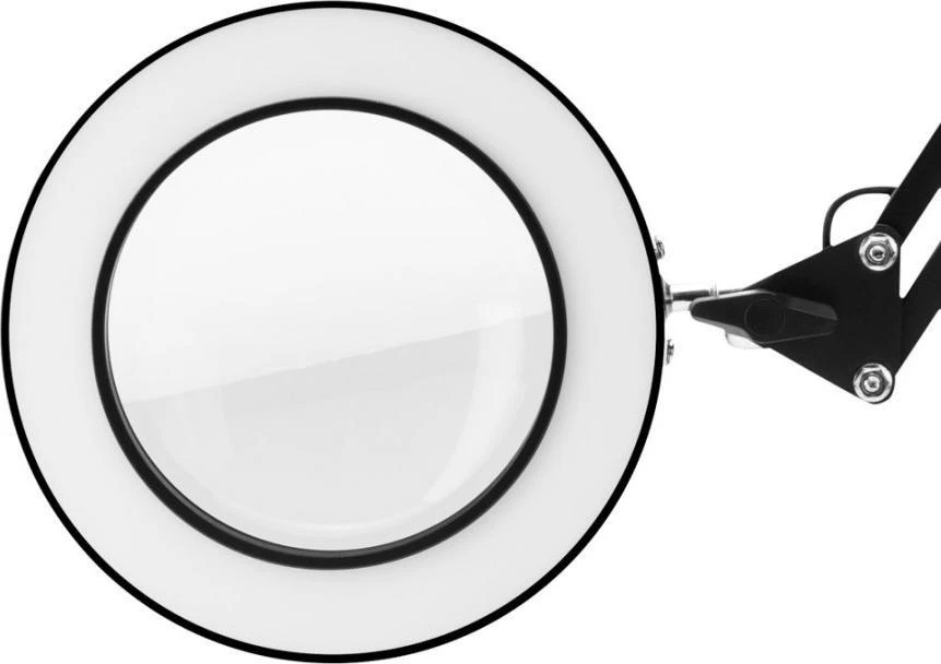 Activeshop LED stalinis šviestuvas su lupa Glow 308 juodas