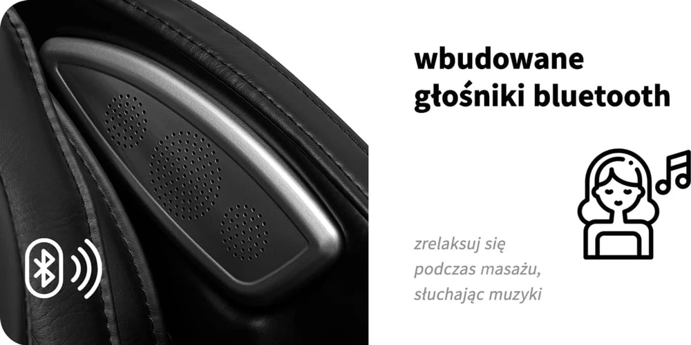 Activeshop masažinė kėdė Sakura Classic 305, Juoda