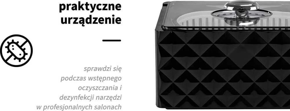 Activeshop Ultragarsinė valymo vonelė AD-3000 300ml 35W Juodas