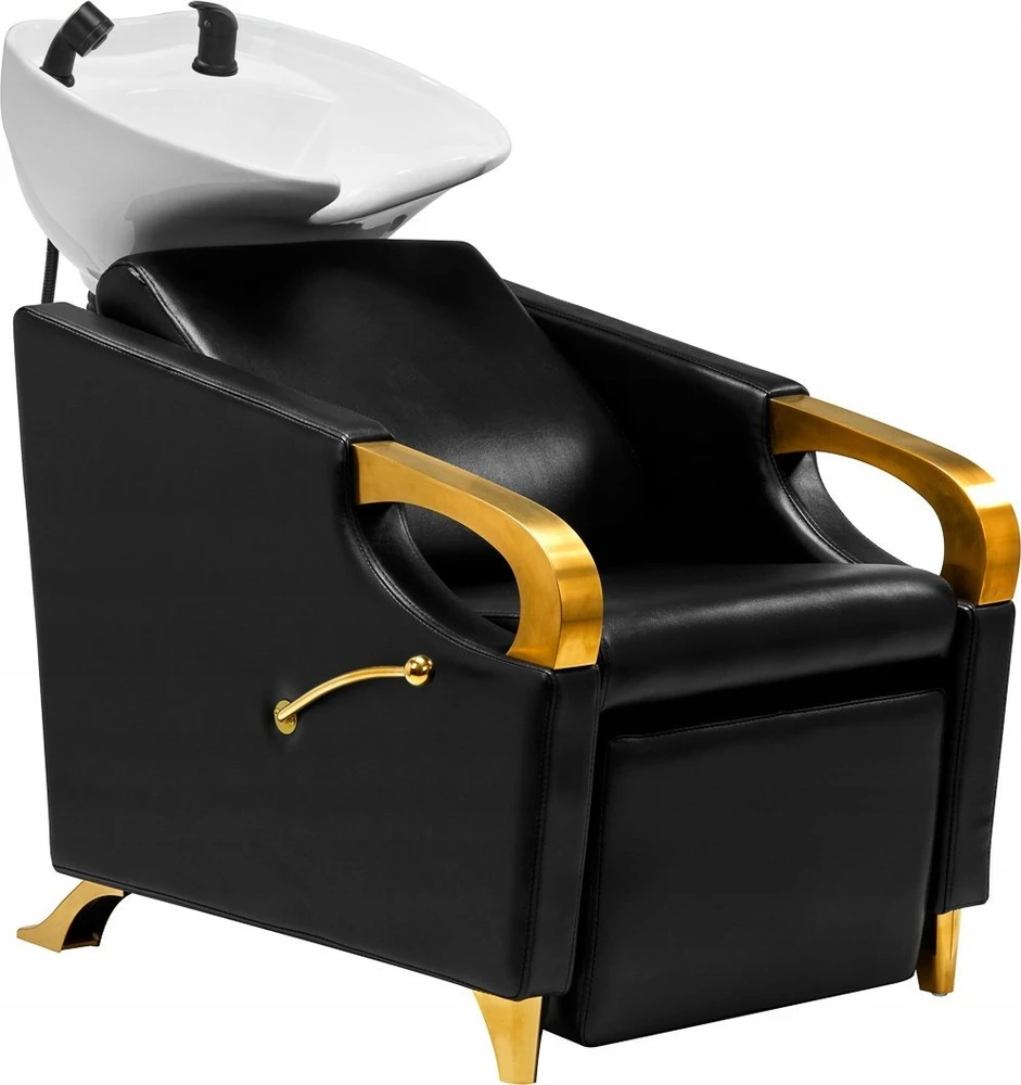 Activeshop Kirpyklos plautuvė Gabbiano C019G Gold Juodas