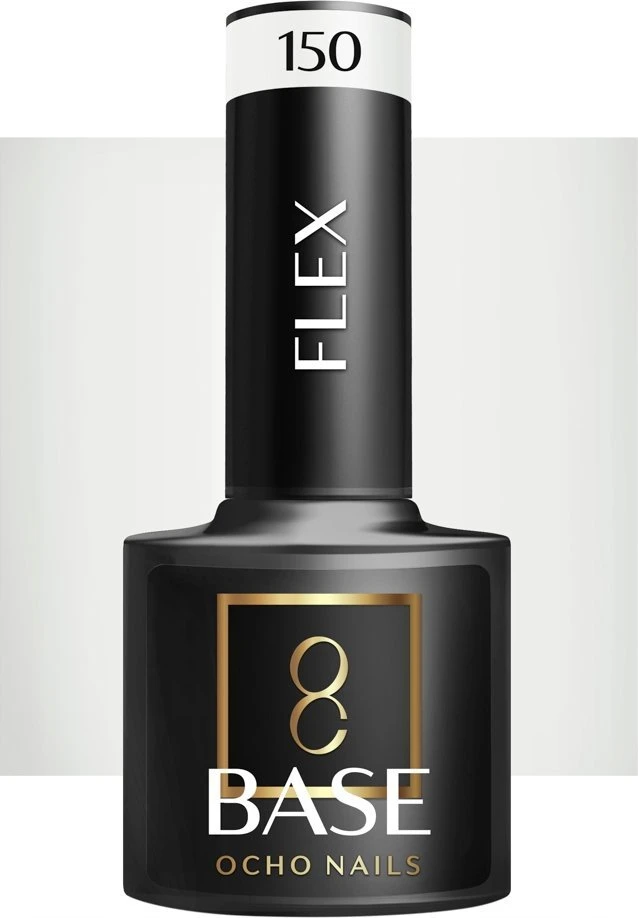 Activeshop Gelinio lakavimo bazė Ocho Nails Base Flex 150 balta, 5 g