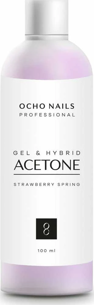 Activeshop Kosmetinis braškių kvapo acetonas, 100 ml