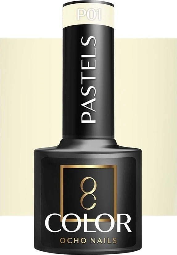 Activeshop Hibridinis nagų lakas Ocho Nails Pastels P01, 5 g