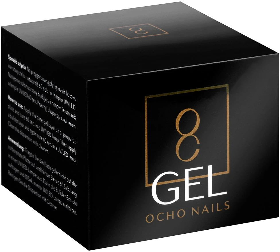 Activeshop Rožinė Statybinis nagų gelis OCHO NAILS Construction Light Rožinė, 30 g