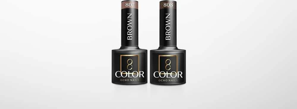 Activeshop Hibridinis nagų lakas Ocho Nails Glitter 808, 5 g