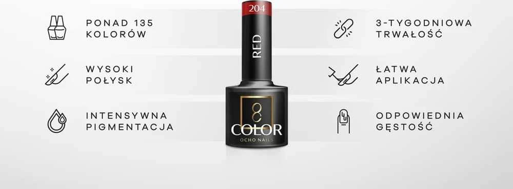Activeshop Nagų lakas Ocho Nails, 202, 5 g