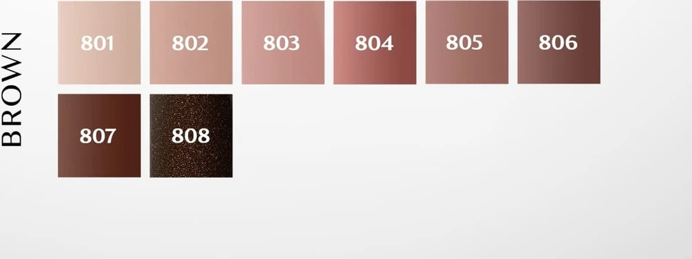 Activeshop Hibridinis nagų lakas Ocho Nails Brown, 803 ruda, 5 g