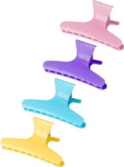 Spalvoti plaukų segtukai Activeshop E-47, 8,2 cm, 12 vnt.