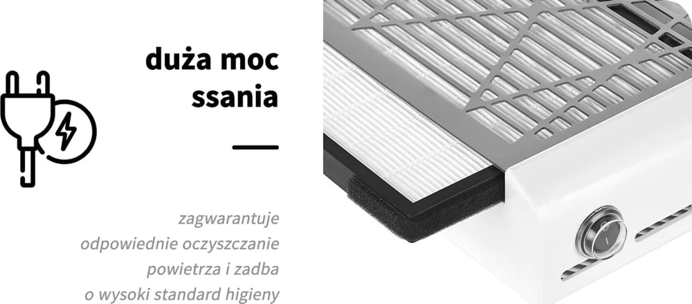Activeshop Dulkių surinkėjas manikiūrui Momo J-23 kasetinis baltas