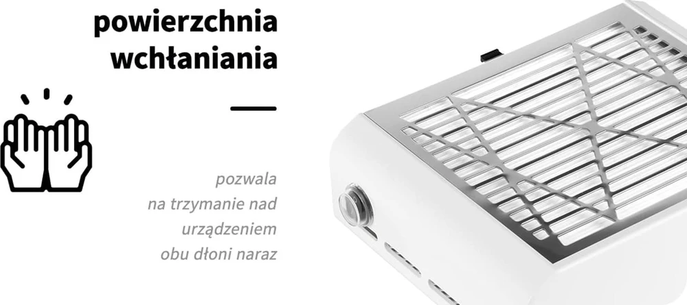Activeshop Dulkių surinkėjas manikiūrui Momo J-23 kasetinis baltas