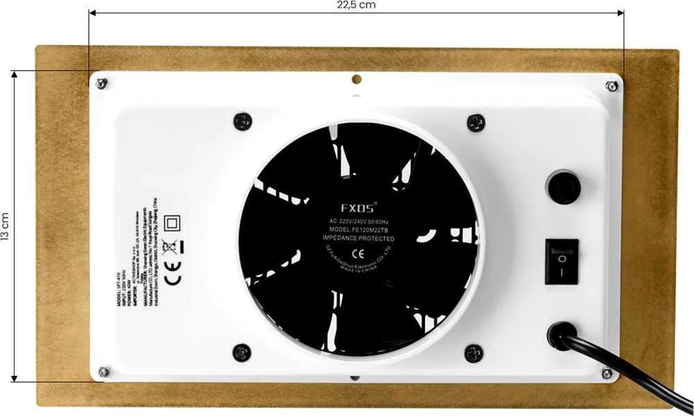 Activeshop Manikiūro dulkių surinkėjas MOMO BUILT-IN GOLD 40W