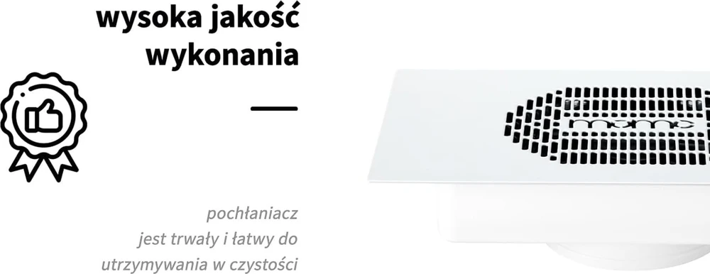 Activeshop Manikiūro dulkių surinkėjas Dust collector BUILT-IN Baltas 40W