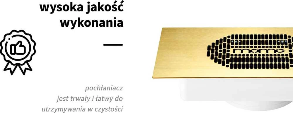 Activeshop Manikiūro dulkių surinkėjas MOMO BUILT-IN GOLD 40W