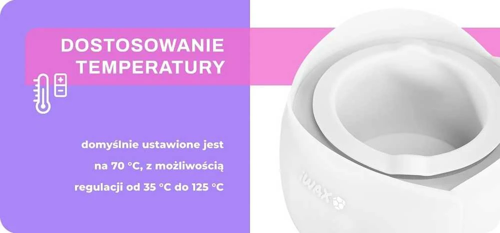 Activeshop Vaško šildytuvas iWax Flower 450ml 40W Baltas