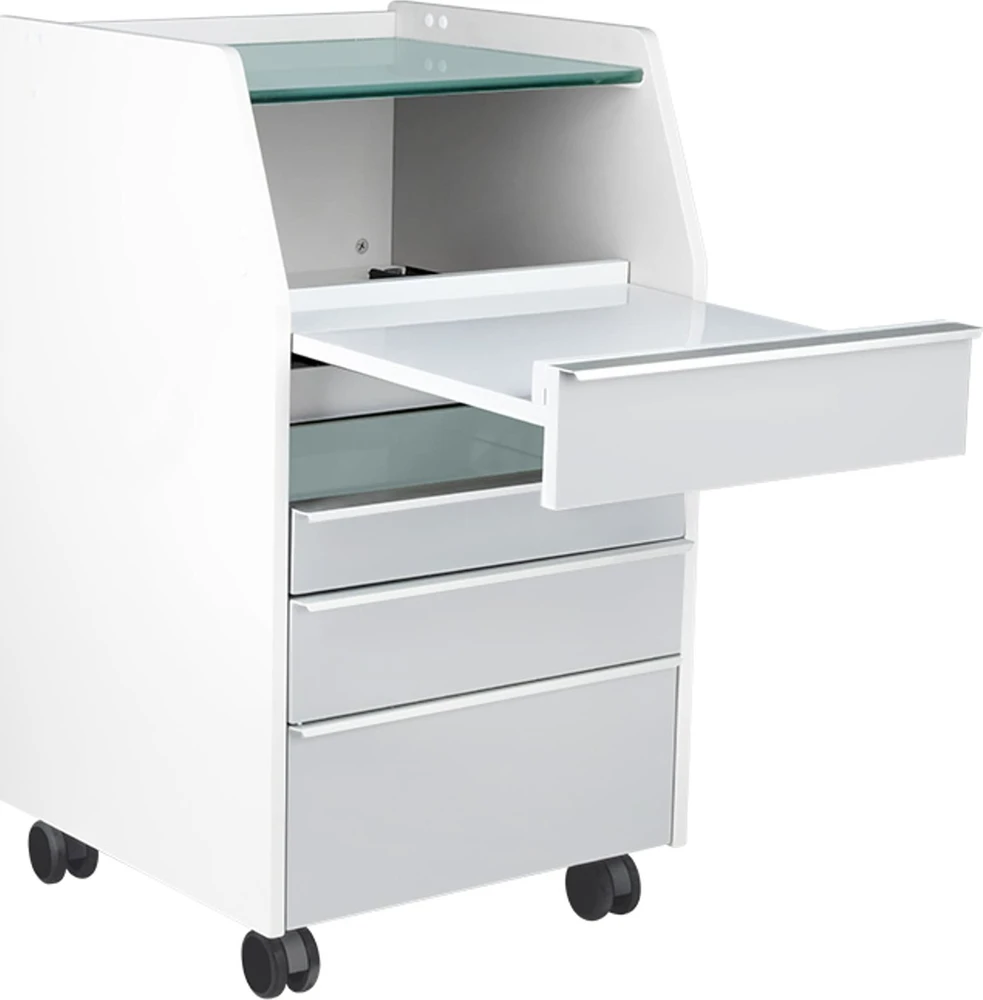 Activeshop Kosmetologinis vežimėlis su integruotu UV sterilizatoriumi 984 Pilkas