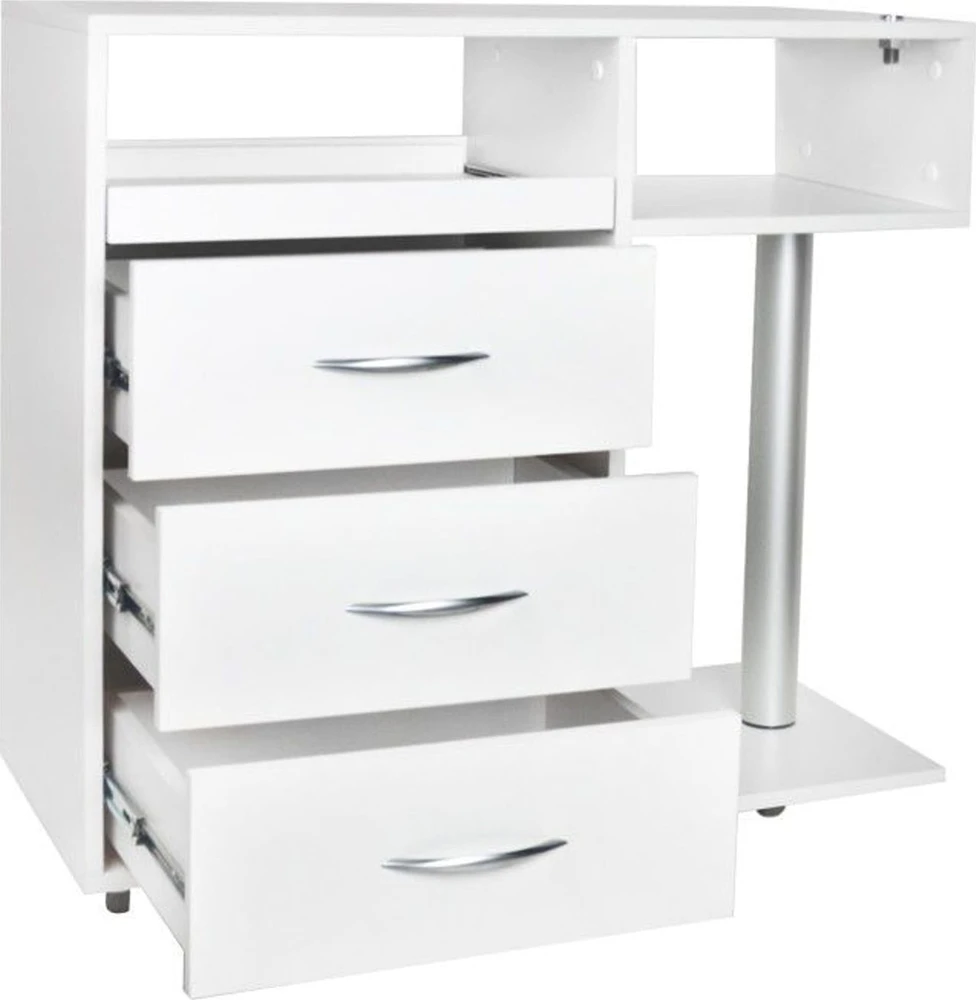 Activeshop Kosmetologinis stalas Mini Compact Baltas