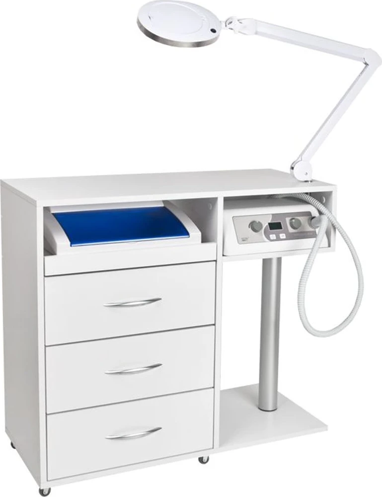 Activeshop Kosmetologinis stalas Mini Compact Baltas