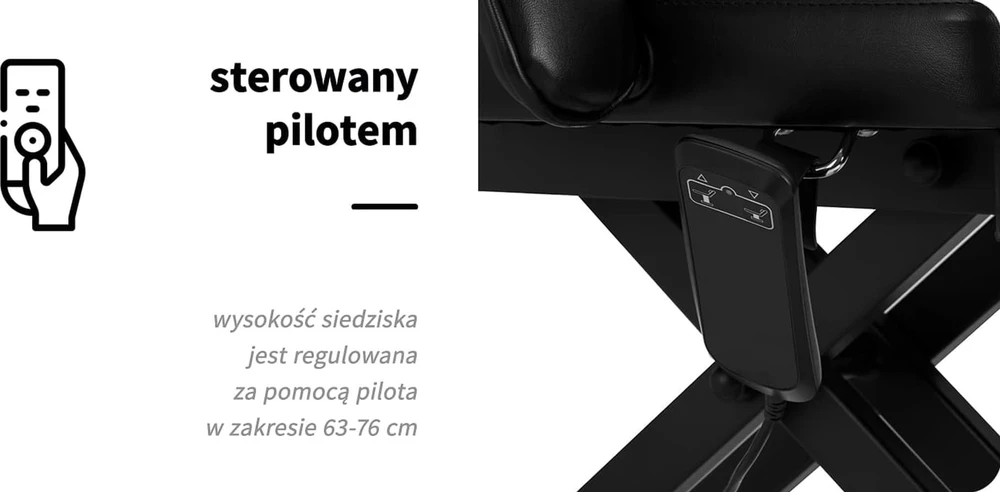 Activeshop Tatuiruočių krėslas Pro Ink 610 Electric Juodas