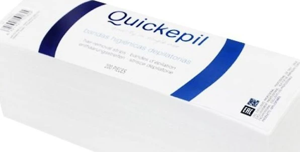 Activeshop Quickepil plaukų šalinimo juostelės 23 x 7,5 cm 200 vnt.