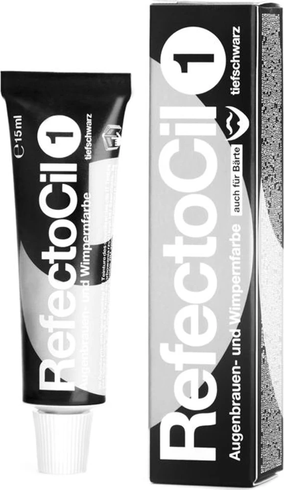 Activeshop Ilgalaikiai blakstienų ir antakių dažai Refectocil 1 Pure Juodas, 15 ml
