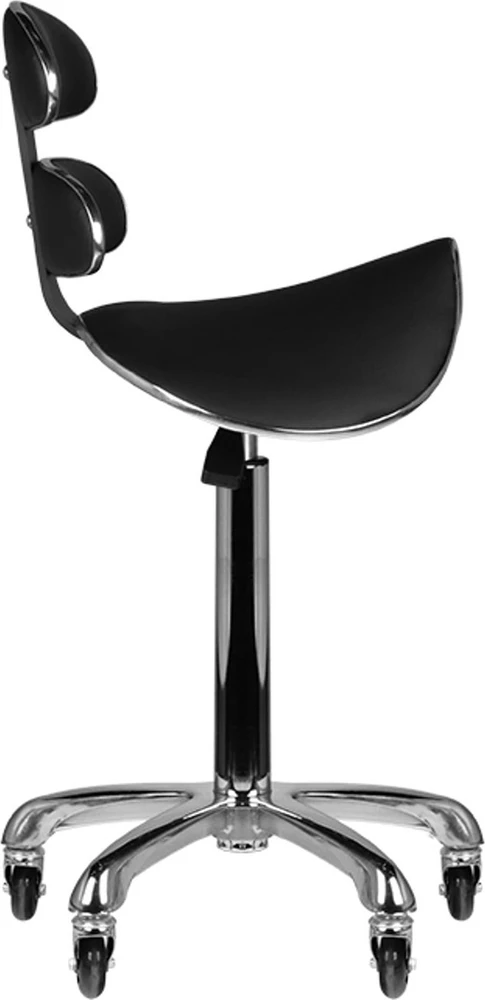 Activeshop Meistro kėdutė STOOL BEAUTY ROLL SPEED Juodas