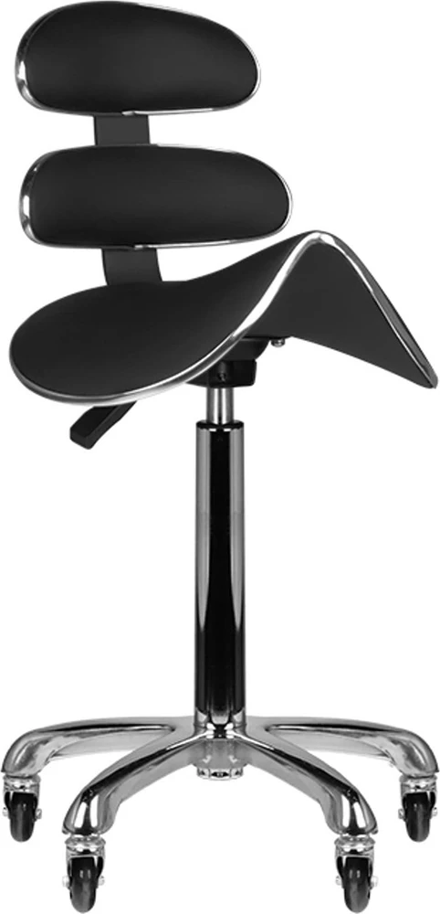 Activeshop Meistro kėdutė STOOL BEAUTY ROLL SPEED Juodas