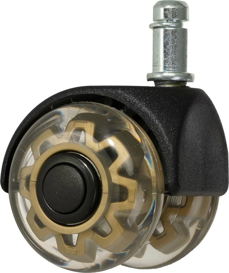Activeshop „Roll Speed Duo“ stumiami taburetės ratukai, 5 vnt. rinkinys