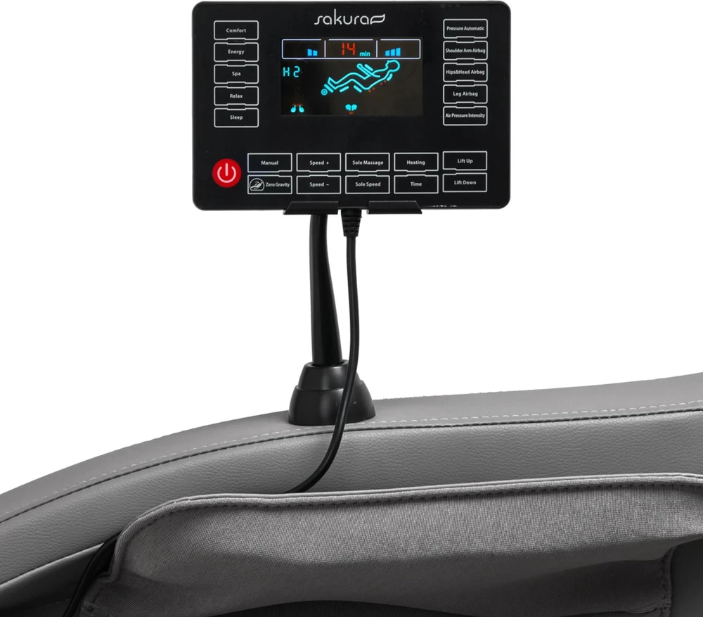 Activeshop Masažinis krėslas Sakura 305 Pilkas