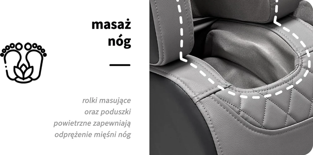 Activeshop Masažinis krėslas Sakura 305 Pilkas